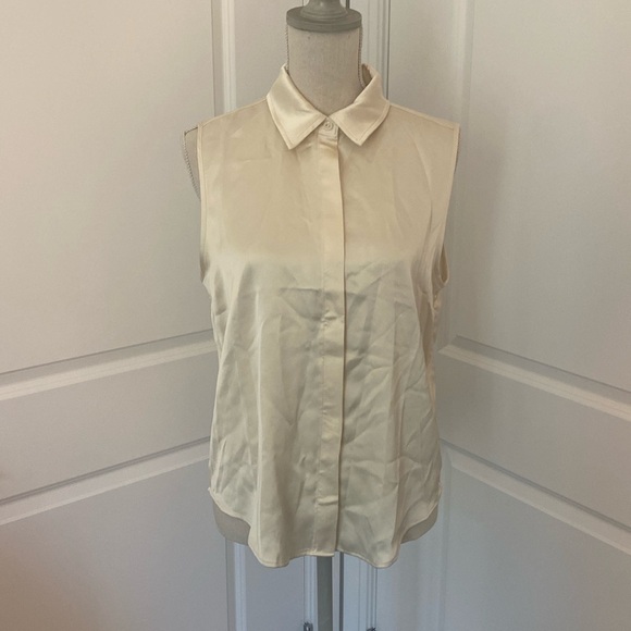 Rachel Zoe Button Down Sleeveless Top - Picture 1 of 3
